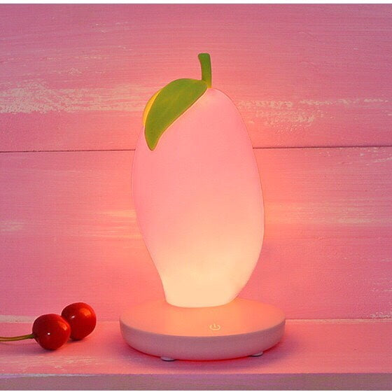 Mango Silicone Night Light -Touch Control  Lamp Led Night Light - Bedroom Lights Table Lamp Bedside  Night Light Gift - for  Birthday