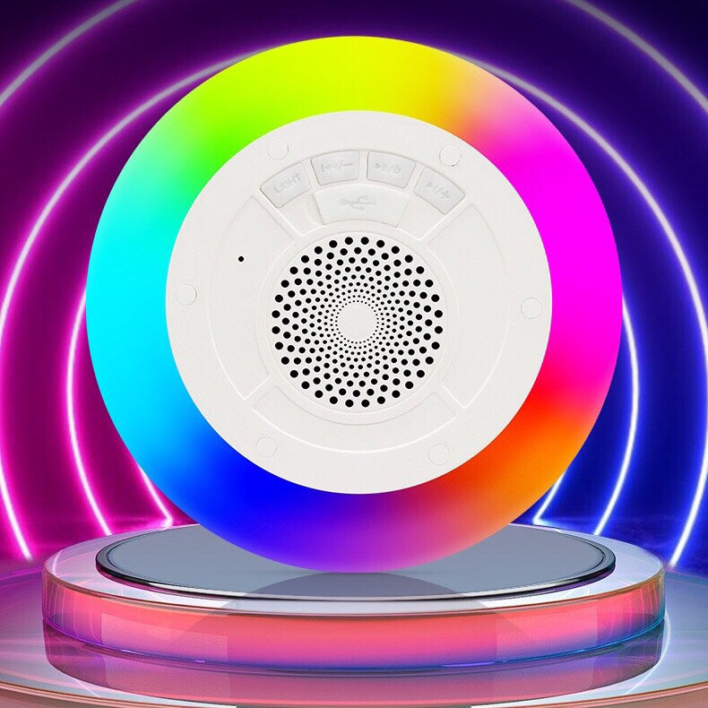 Portable Floating Waterproof Multi-Light Speaker - with Call Functionality for Swimming Pool Party Patio Outdoor Backyard Multicolor