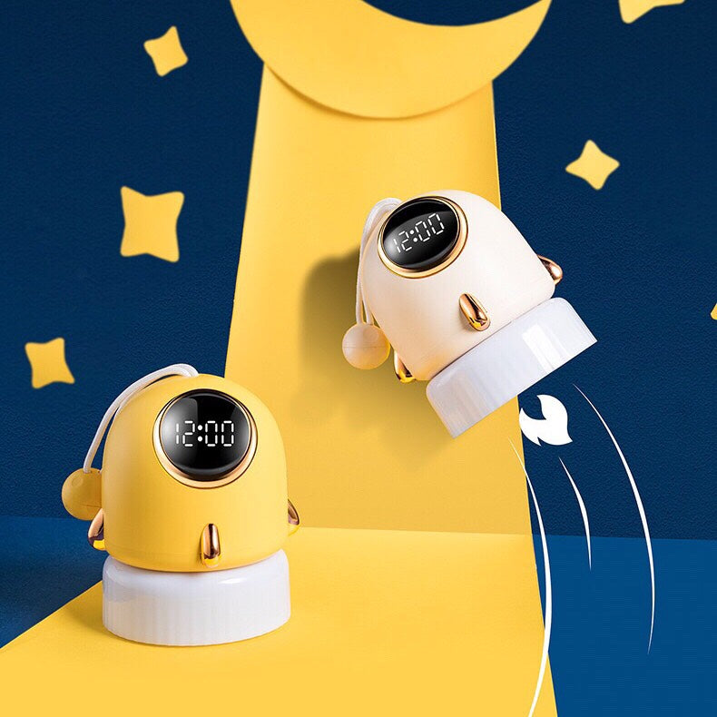 Portable Clock Starry Sky Projection Night Light - For Kids Bedroom Home Decor - 6 Pattern