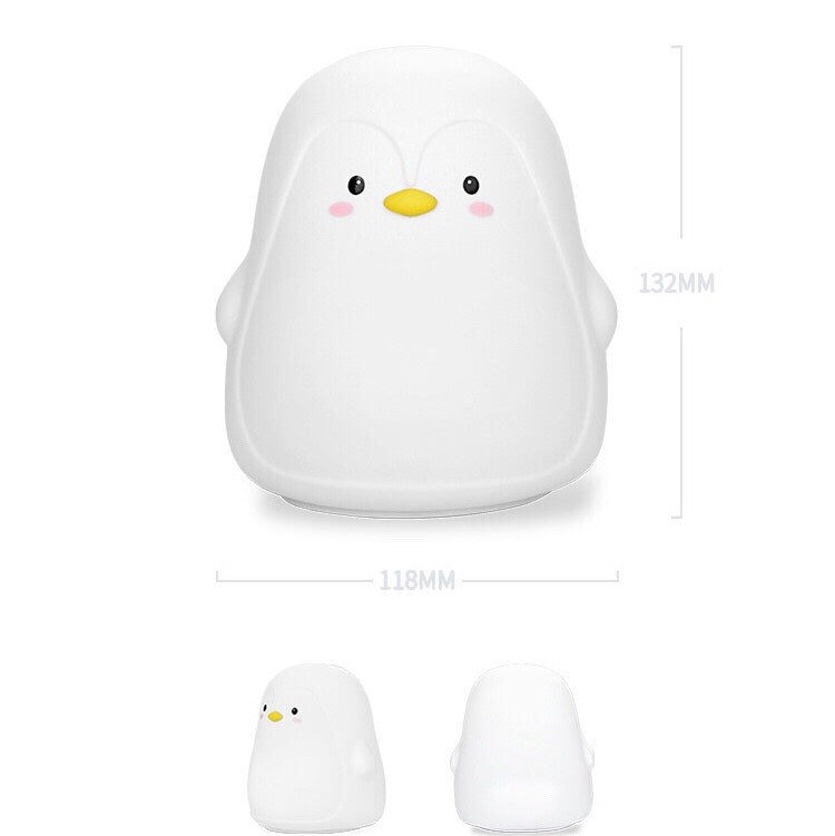 Penguin Silicone Night Light - Led Night Light with Color Changing - Baby Nightlights for Home&Bedroom