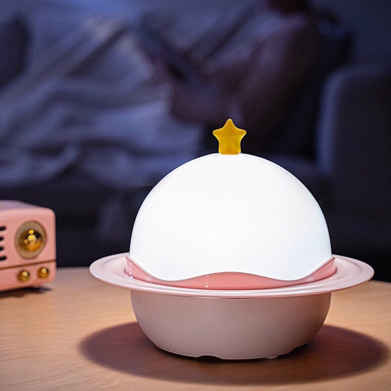 Lucky Star Starry Night Light - Musical 360 Rotating Universe Sky Projector Lamp -  for Kids Bedroom Home Decor - 8 Pattern