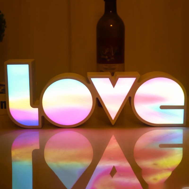 LED Letter Light Box - LOVE Modeling Light - Wedding Valentine&