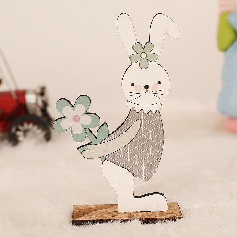 Easter Products - Easter Decorations - Easter Wooden Bunny  Ornament