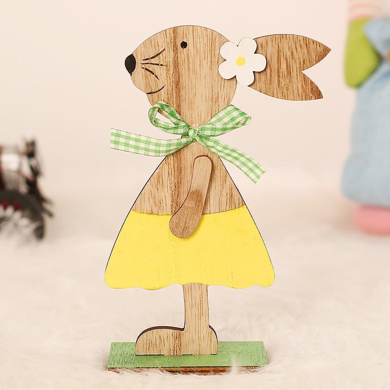 Easter Products - Easter Decorations - Easter Wooden Bunny  Ornament