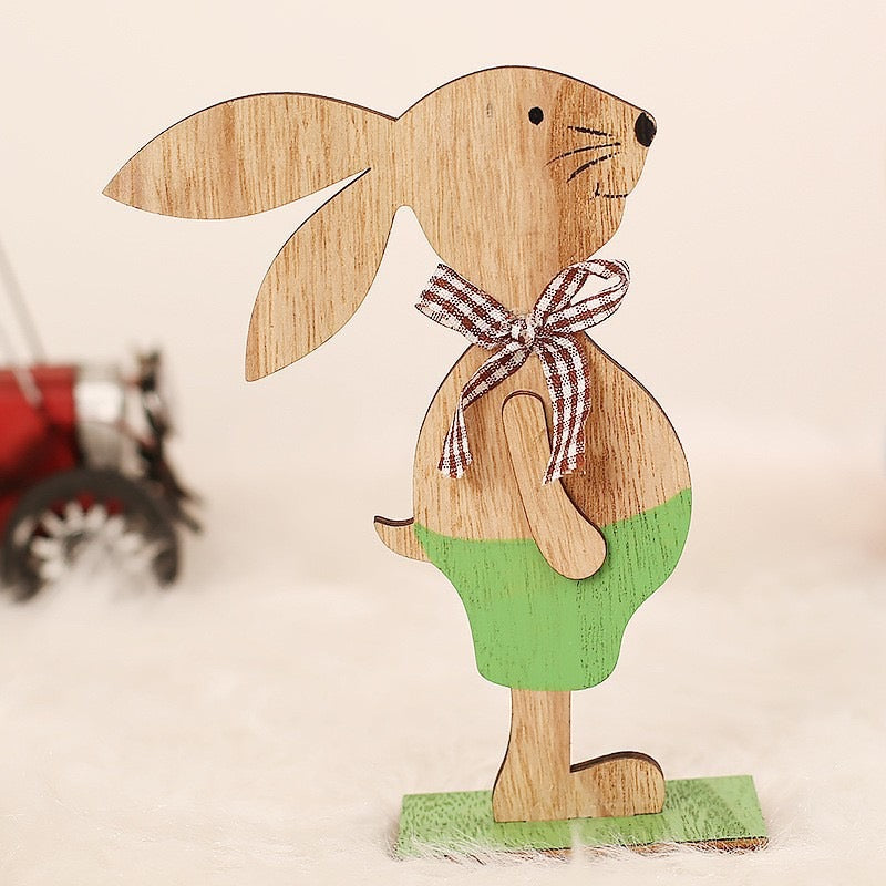 Easter Products - Easter Decorations - Easter Wooden Bunny  Ornament