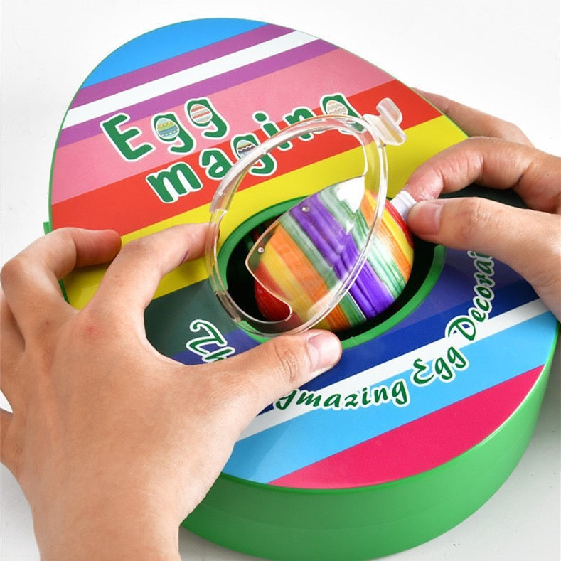 Electric Easter Drawing Kit B - DIY Egg Decorating Machine With Accessories