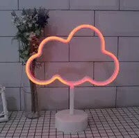 Cloud - Neon Night Light - Sign Wall Art Sign Night Lamp - Xmas Birthday Gift - Wedding Party Wall Hanging Neon Lamp Home Decor