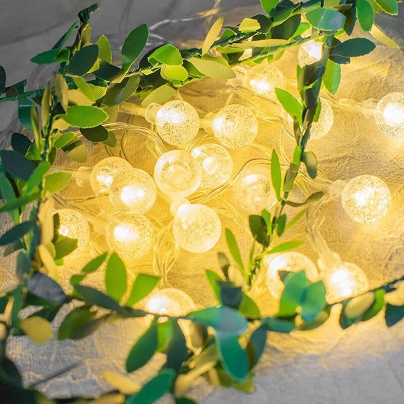 Bubble Ball String Lights - EU Plug - For Indoor Outdoor Wedding Party  Festival Decoration