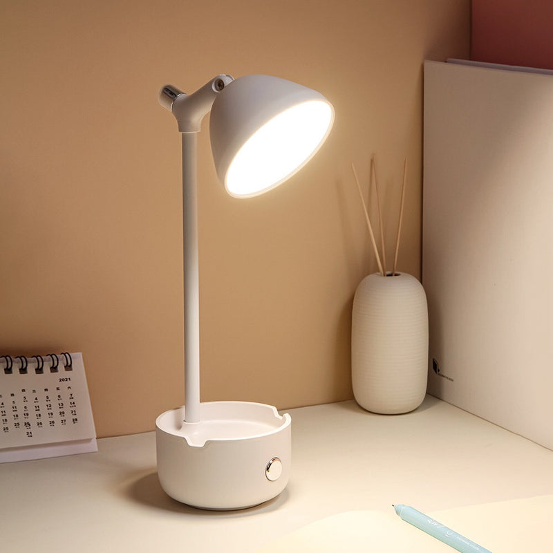 LED Desk Lamp - Eye-Protecting Table Lamps with Night Light - Touch Control for Home Office Bedroom