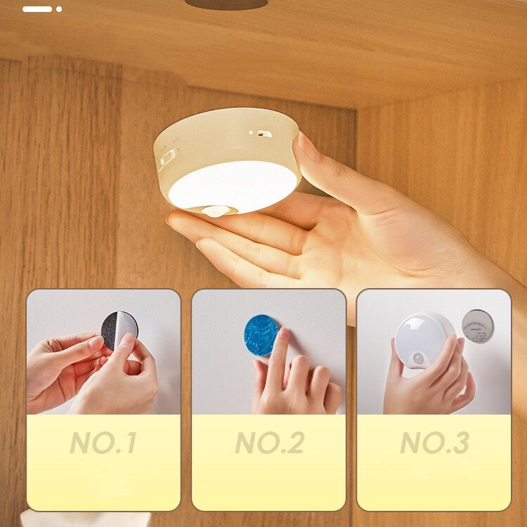 Leds Human Body Induction Light - Home Use - Baby Lovely Sleeping -  Night Lamp Bedroom - Wardrobe Stairs - Rechargeable Motion Sensing Light