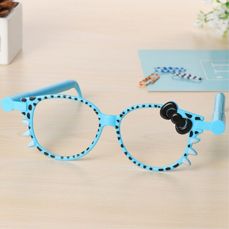 1 PC Kawaii Glasses Style Blue Ballpoint Pen - Creative Stationary School Supplies