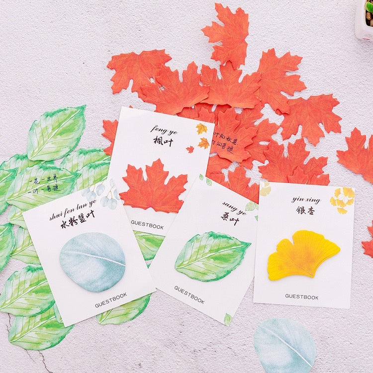 1 PC Fresh Leaves Memo Pad - Creative Sticky Notes