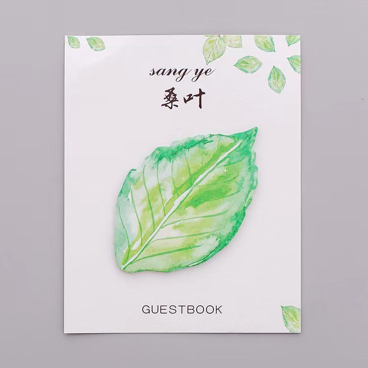 1 PC Fresh Leaves Memo Pad - Creative Sticky Notes