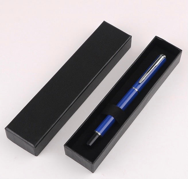 Gift Box High Quality Blue Ballpoint Pen - Teacher Student Stationery  School Office Supplies