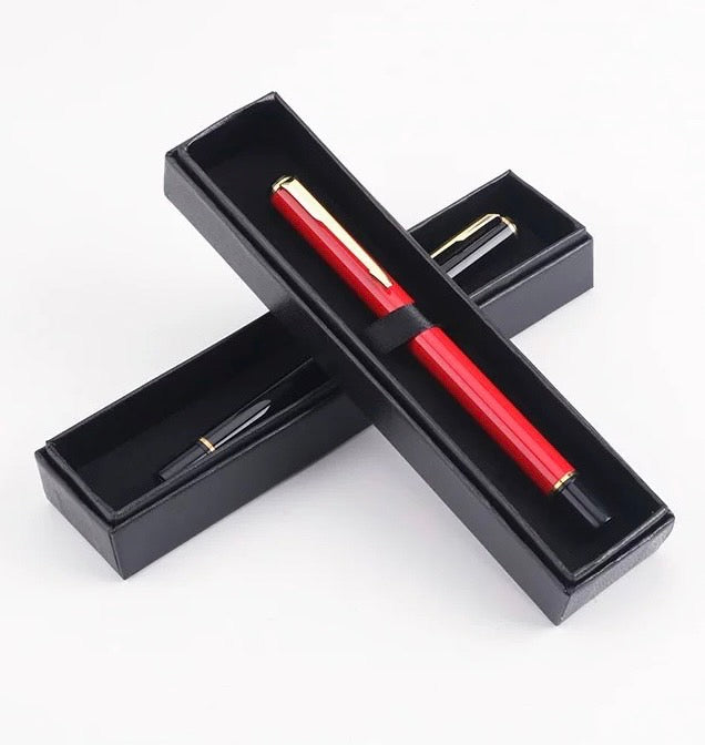 Gift Box High Quality Blue Ballpoint Pen - Teacher Student Stationery  School Office Supplies