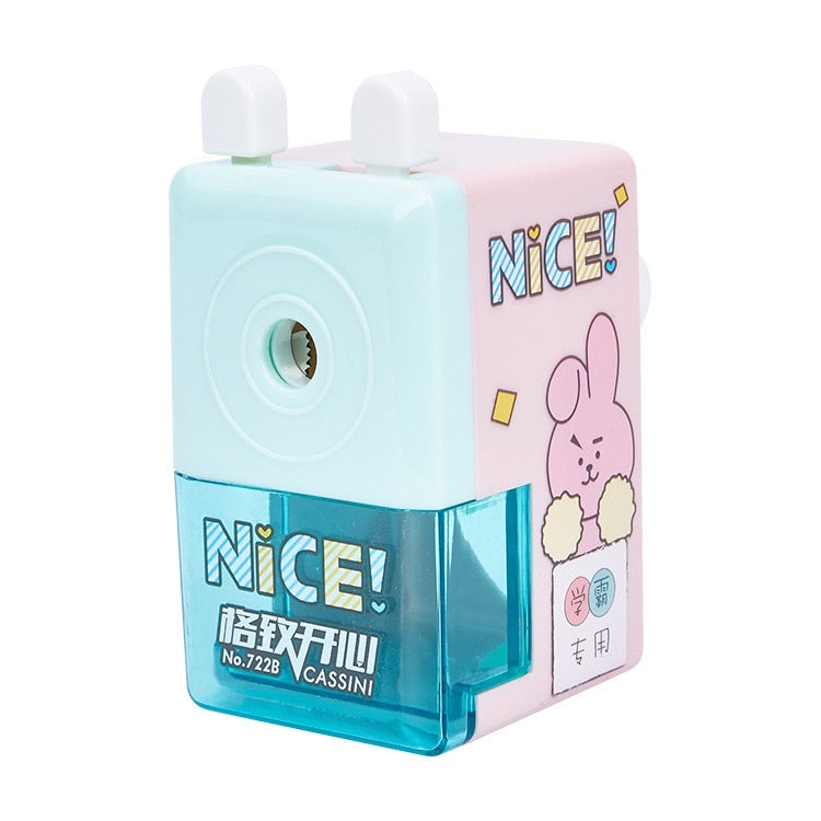 1 PC Cute Cartoon Mechanical Pencil Sharpener - Creative Stationery School Office Supplies