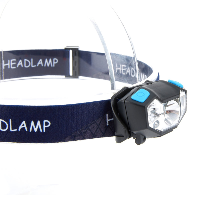 Super Bright Headlamp - USB Rechargeable Led Head Lamp - Adjustable Headband - Hard Hat Light Perfect for Camping - Hiking, Outdoors - Hunting - Running