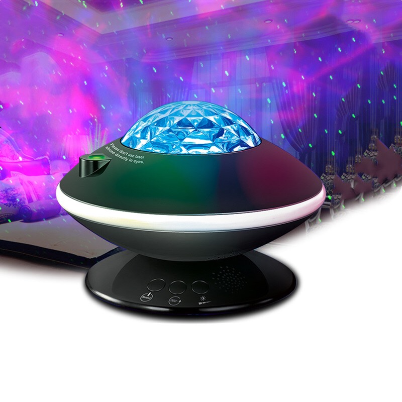 Starry sky aurora projection light - USB starry effect projection laser light - LED water pattern atmosphere night light