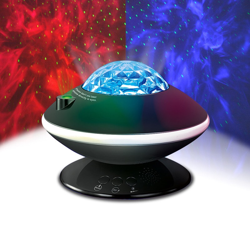 Starry sky aurora projection light - USB starry effect projection laser light - LED water pattern atmosphere night light