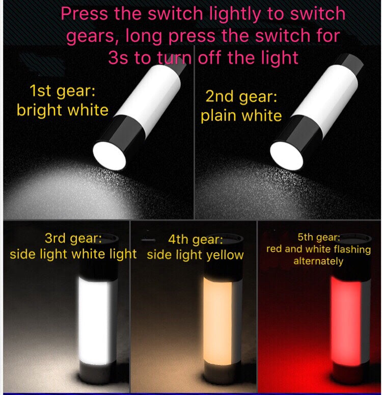 Flashlight - Rechargeable Portable Mini Torch Light - Zoomable Handheld Light outdoor