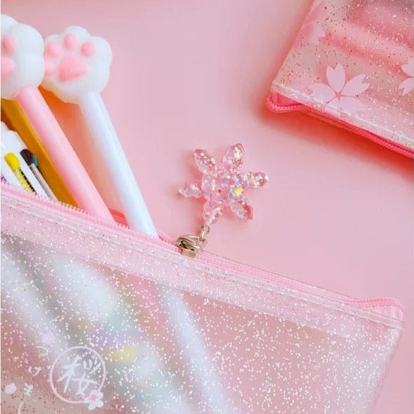 1 PC Cherry Pencil Case Random Color - Creative  Pencil Case - Student Storage Stationery Bag