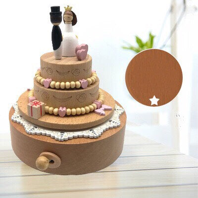 Wedding Wooden Music Box - Music Box of High Quality Wood - Anniversary Gift