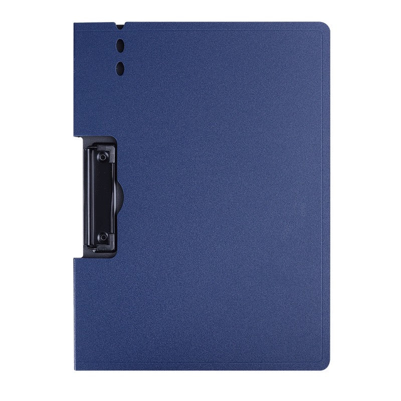 A4 File Folder Clipboard Writing Pad Memo Clip Board - Double Clips Test Paper Storage Organizer - School Supplies Office Stationary