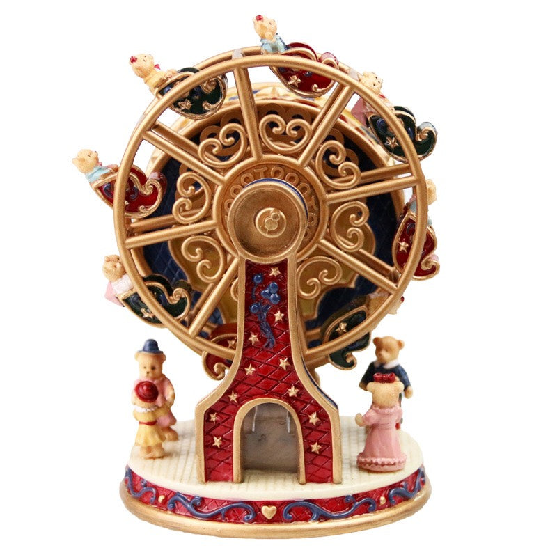 Rotating Ferris Wheel Bear Music box -  Birthday - Mother&