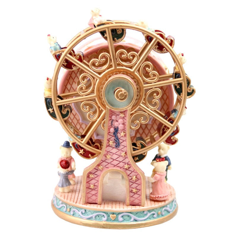 Rotating Ferris Wheel Bear Music box -  Birthday - Mother&