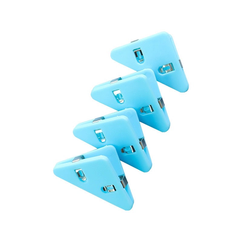 1 PC Mini Corner Clips Set Bookmark Transparent & Solid Colorful - Page Holder Paper Clip Clamp File Index Photo Office School