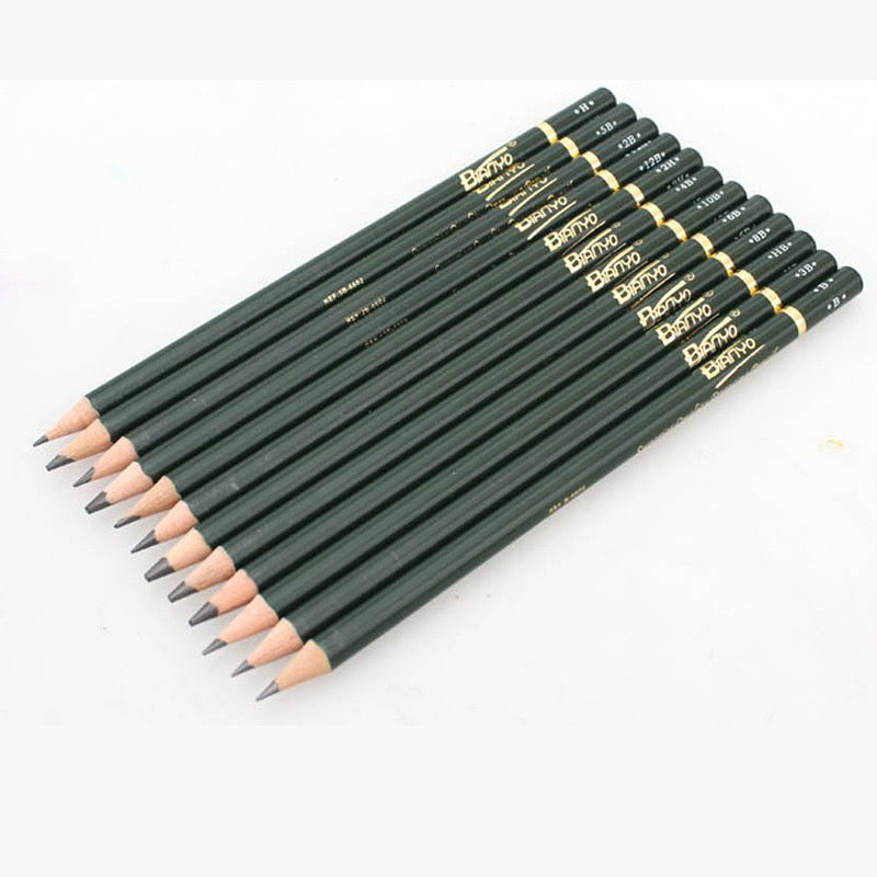 Sketch Pencil Set of 12 PCS One Box - Beginner Entry Tool Art Student Painting Professional Painting Sketch Brush