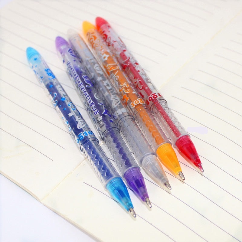 6PCS/Set Marker Pen Skin Markers Tattoo Piercing Pen - Supplies Tool Body Art Tattoo Accessories Office School Supplies