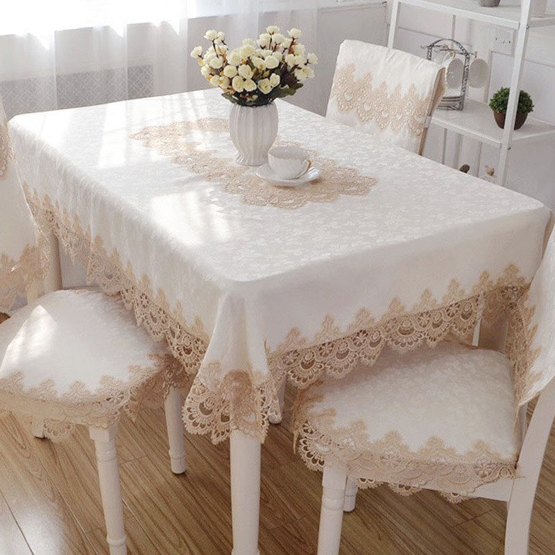 European Style - Lace Embroidery - Tablecloth - Decoration