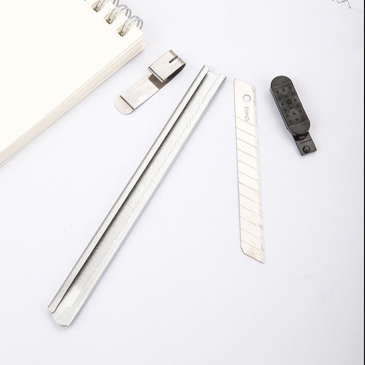 Utility Knife Metal Portable Wallpaper Knife - Zinc Alloy Art Paper Cutter Removal Express Knives Stationery