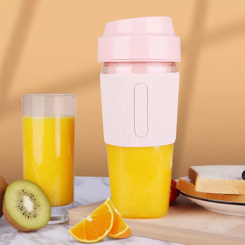 Portable Blender Juicer Cup - Travel Blender Bottles with USB Rechargeable for Shakes and Smoothies - Handheld Use in Sports, Gym, Outdoors - Personal mini Blender for Kitchen