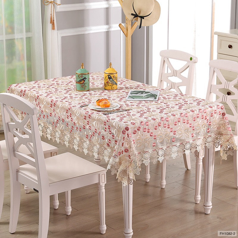 European Style - Lace Embroidery - Tablecloth - Decoration