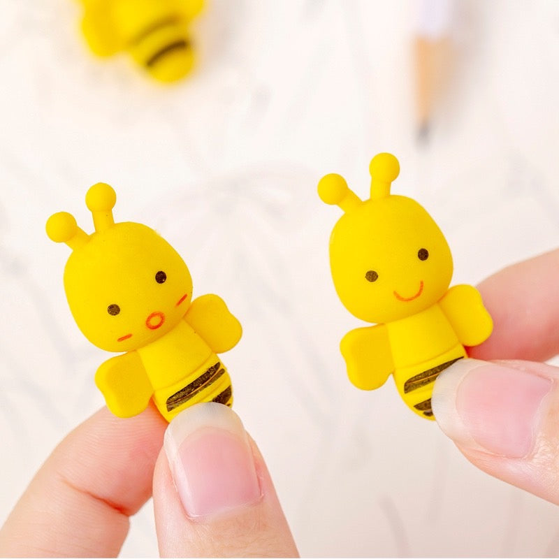 1 PC Novelty Cartoon Series Erasers Set - Kids Student School Stationery Style F