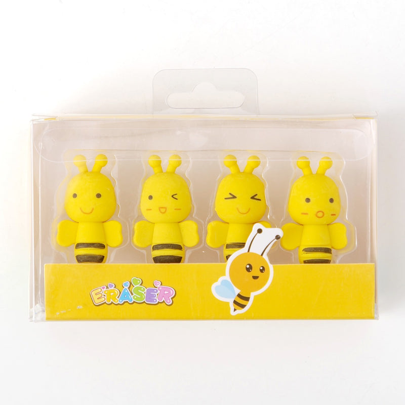 1 PC Novelty Cartoon Series Erasers Set - Kids Student School Stationery Style F