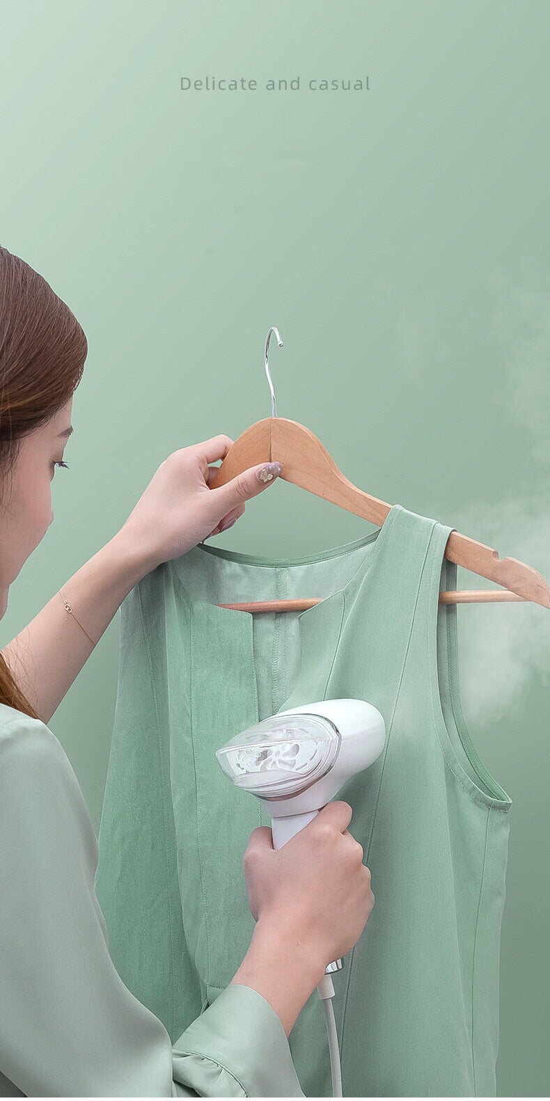 Handheld Steamer - Folding Garment Steamer Portable - Fast-Heat Steam Iron - Iron Steamer for Travel