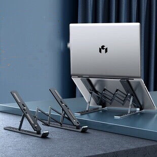 Fold able Laptop Stand - Multi-Purpose Desktop Laptop Bracket - Laptop Cooling Stand for MacBook Pro / iPad - Tablet Universal Holder