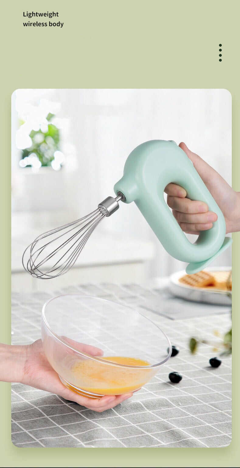 Hand Mixer - 3 Speed Electric Kitchen Handheld Mixers - For Whipping/Mixing Cake, Egg, Cream, Cookies