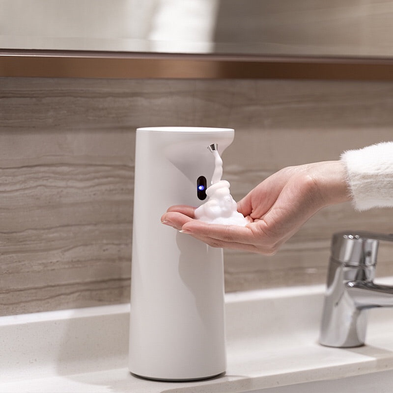 Automatic Soap Dispenser - Foaming Soap Dispenser 10oz/300ml - Rechargeable Soap Dispenser -Touch less Hands Free Soap Dispenser for Bathroom and Kitchen