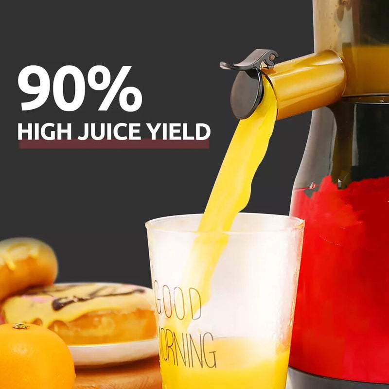Mini Slow Juicer Screw - Cold Press Extractor - Patented Filter-Free Electric Fruit Vegetable Juicer Machine