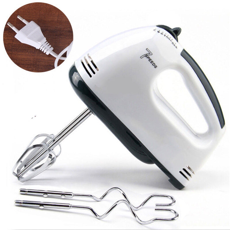 Professional Electric Hand Mixer with Snap-On Storage Case - Quick Burst, Stainless Steel Twisted Wire Beaters and Whisk,Mint