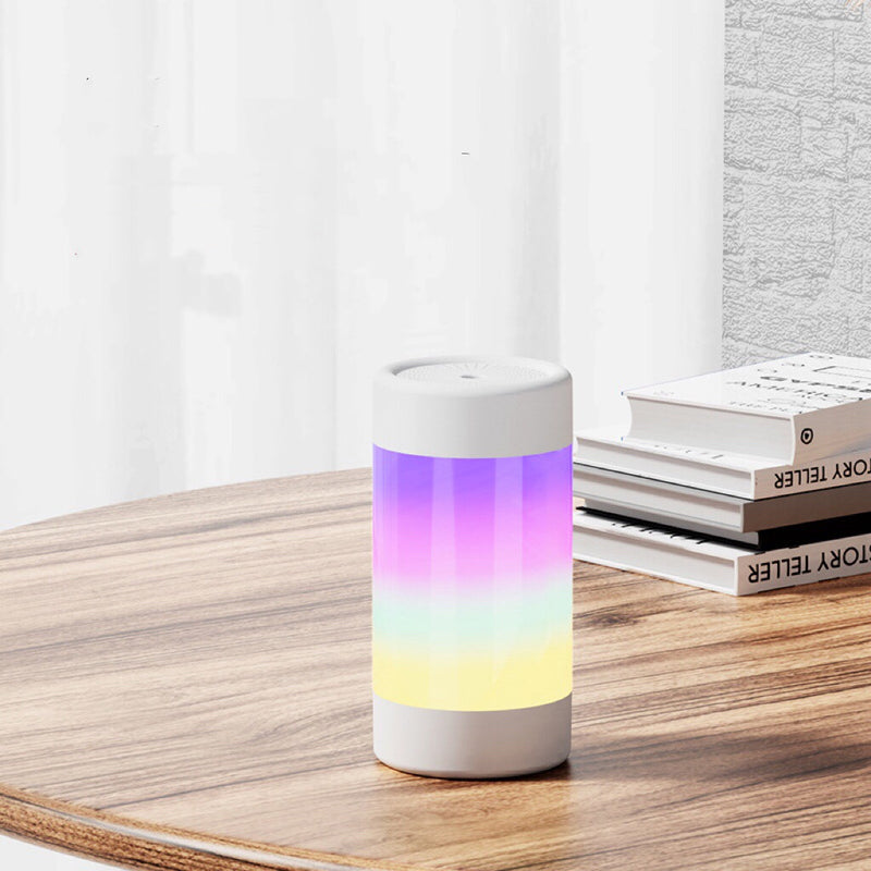 Cool Mist Humidifier -300ml Mini Portable Humidifier with Multicolor LED Night Light - 2 Mist Mode and Auto Shut-Off -Personal Desktop Humidifier for Home Office Nursery, Super Quiet