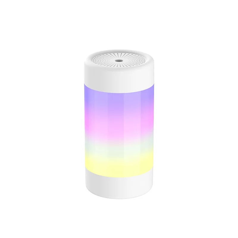 Cool Mist Humidifier -300ml Mini Portable Humidifier with Multicolor LED Night Light - 2 Mist Mode and Auto Shut-Off -Personal Desktop Humidifier for Home Office Nursery, Super Quiet