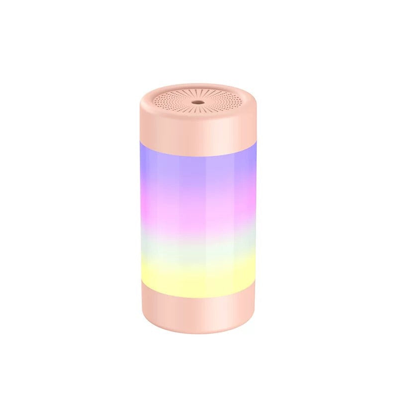 Cool Mist Humidifier -300ml Mini Portable Humidifier with Multicolor LED Night Light - 2 Mist Mode and Auto Shut-Off -Personal Desktop Humidifier for Home Office Nursery, Super Quiet