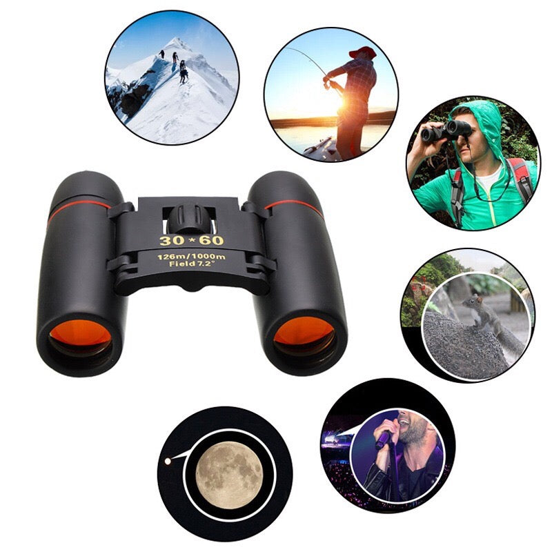 Pocket Mini Binoculars-Day and Night Used-HD Wide Angle-Portable Outdoor Binoculars