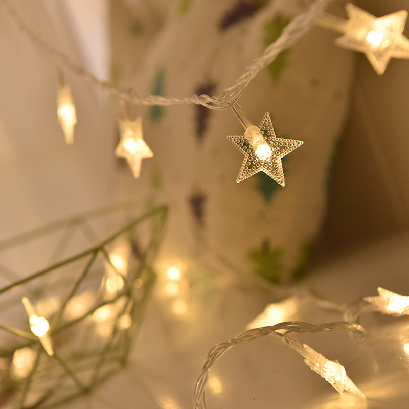 Star String Lights - Battery Operated - For Indoor Outdoor Wedding Party  Festival Decoration