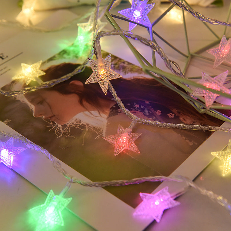 Star String Lights - Battery Operated - For Indoor Outdoor Wedding Party  Festival Decoration